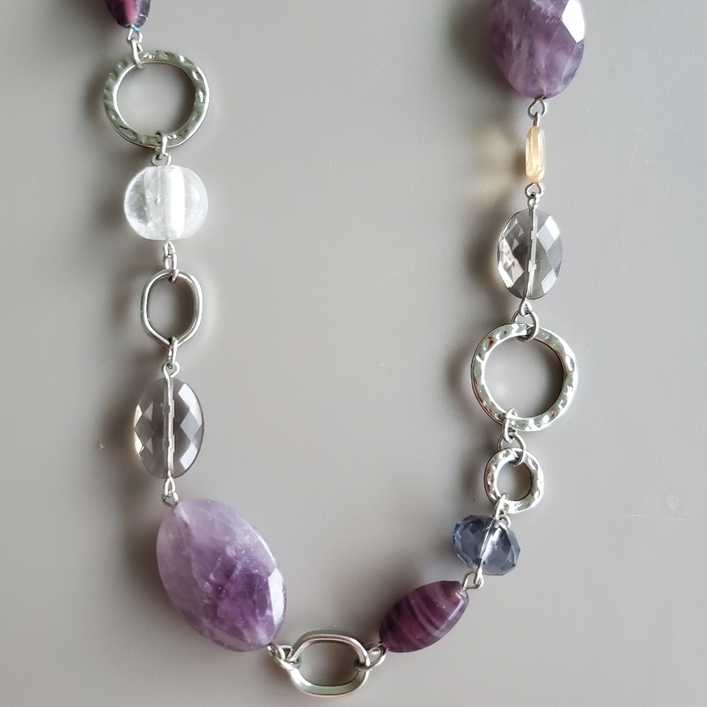 Lia Sophia long bead necklace